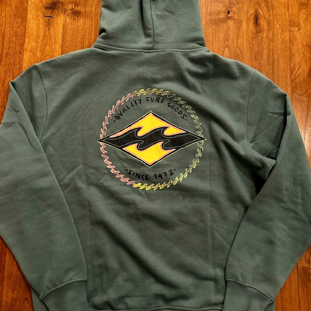 Mens Billabong Zip-Up Hoodie